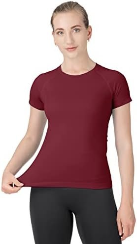 Workout Shirts for Women,Workout Tops for Women Short Sleeve,Yoga T Shirts for Women,Breathable Athletic Gym Shirts