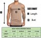 Mens Extended Scoop Workout Tank Tops Gym Shirts for Men Black/Khaki T05