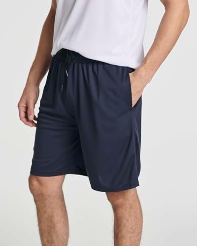 3 Pack: Men's 2 in 1 Dry-Fit 7" Running Workout Gym Shorts with Compression Liner (Available in Big & Tall)