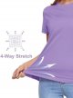 Women's Short Sleeve T-Shirts UPF 50+ Sun Protection Quick Dry Athletic Running Workout Rash Guard Tops