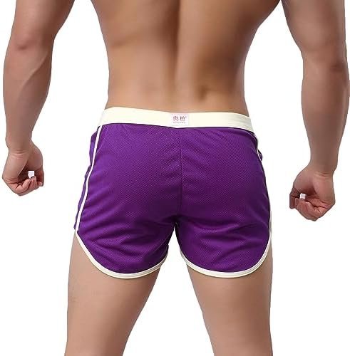 Men's Running Workout Bodybuilding Gym Shorts Athletic Sports Casual Short Pants