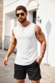 Men's Casual Tank Top Sleeveless Shirts Muscle Fit T Shirt