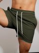 Men's 2 in 1 Hybrid Shorts Summer Quick Dry Running Athletic Stretch Gym Beach Short with Compression Liner