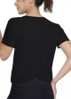 Women's Workout Shirts Short Sleeve Cropped Split Back Athletic Tops Active Running Gym Quick Dry Sun Shirts UPF 50+