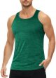 Men's Tank Tops Quick Dry Workout Sleeveless Gym Muscle Shirts Athletic Bodybuilding Tee Shirt