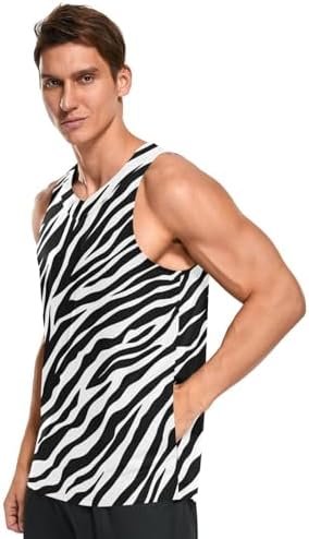 Men's Quick Dry Sports Tank Tops for Gym Athletic Fitness Running Workout Beach Sleeveless Shirts with Pocket