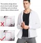 Men's Compression Shirt Undershirt Slimming Body Shaper Athletic Workout Shirts Tank Top Sport Vest with Zipper