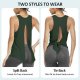 Workout Tank Tops for Women Yoga Tops Loose fit Womens Backless Sleeveless Open Back Running Muscle Tank Shirts