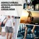 Mens Sweat Workout Shorts 5 Inch Inseam Casual Athletic Jogger Short Shorts for Men