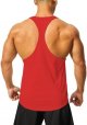 Men's Y Back Tank Top Bodybuilding Muscle Workout Athletic Running Gym Tank Top