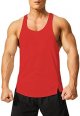 Men's Y Back Tank Top Bodybuilding Muscle Workout Athletic Running Gym Tank Top