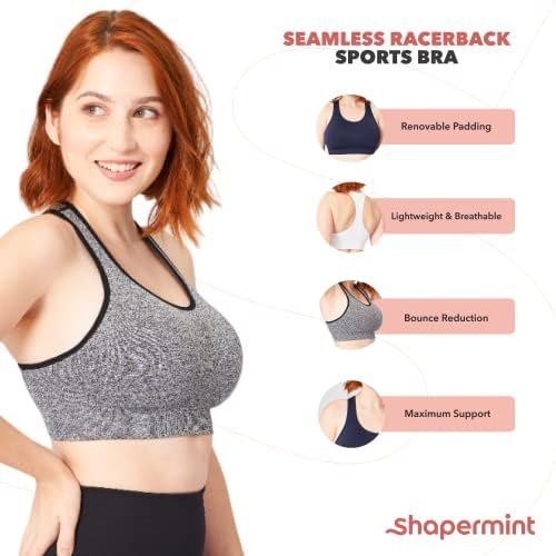 Sports Bras for Women - Sports Bra - Womens Workout Tops - Wireless Bra