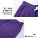 Men's Casual Shorts 8" Cotton Athletic Workout Lounge Sweat Shorts with Pockets