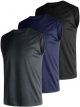 Mens 3 Pack Quick Dry Tank Tops, Moisture Wicking, Mesh Lightweight T-Shirts, Athletic Weightlifting Sleeveless