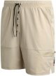 Men's Active Shorts - Athletic Performance Gym Shorts, Reflective Trim - 8" Inseam Running Shorts, Zip Pockets (S-XL)